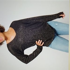 Nwt Stitch Fix Market & Spruce V-Neck Brushed Knit Top M